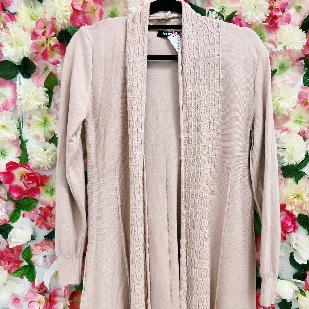 Pink cardigan